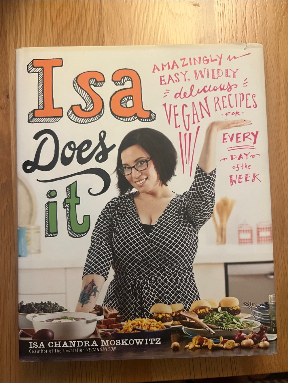 Isa Does It Vegan Cookbook by - White/Black Cover
